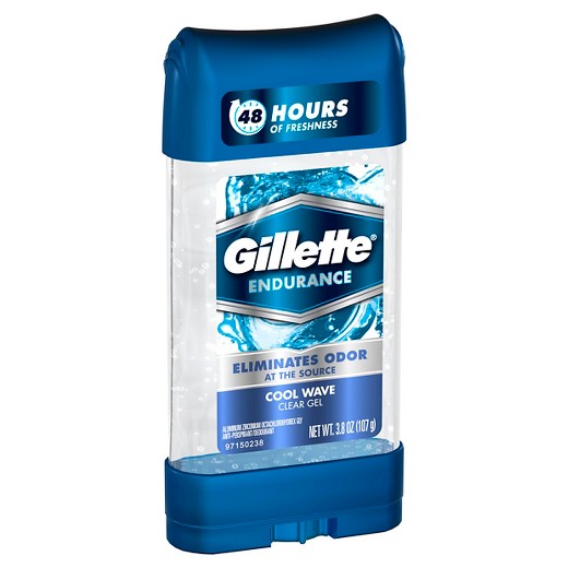 Gillette Endurance Antiperspirant and Deodorant, Cool Wave Clear Gel - ADDROS.COM